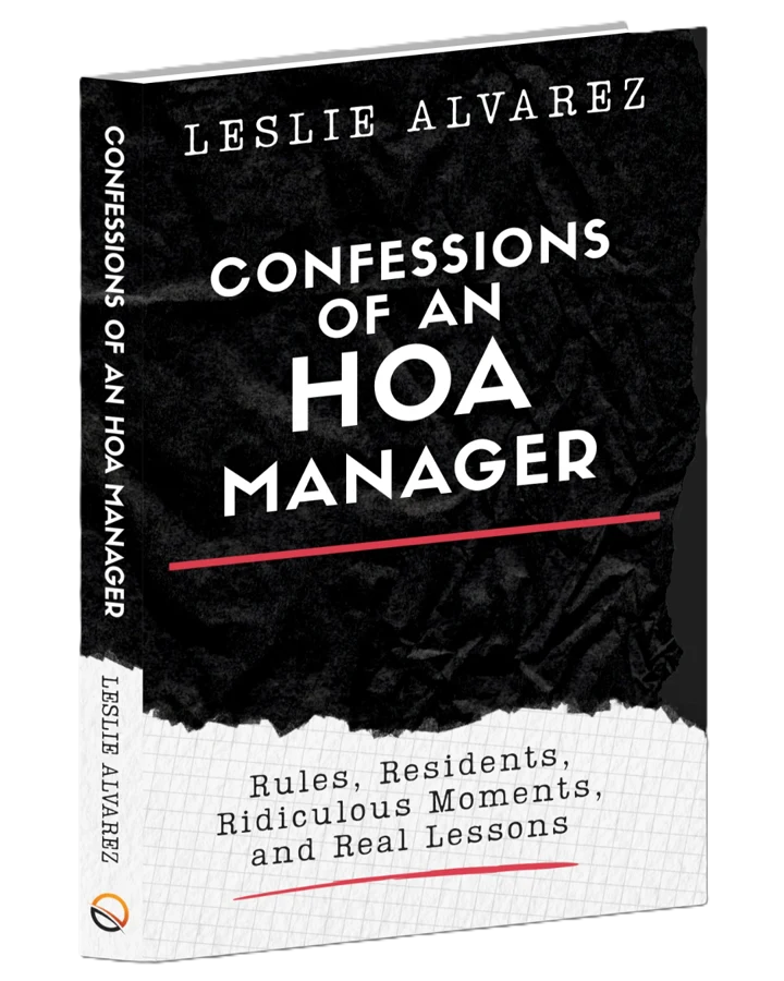 Confessions of an HOA Manager by Leslie Alvarez, book cover